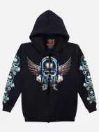 H-191-GW204-F (Hoody with ZIP, Rock Eagle)