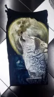 Rock Eagle Shorts GW 332 wolf, moon (шорты, волк ,животные)
