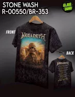 CABALLO STONE WASH R-00550 BR 353 MEGADETH (t-shirt) Группы