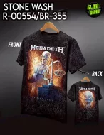 CABALLO STONE WASH R-00554 BR 355 MEGADETH (t-shirt) Группы
