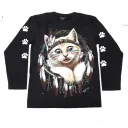 Rock Chang longsleeve LS GR №713  лонгслив, котёнок, животные
