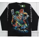 Rock Chang longsleeve LS GR №761 лонгслив,клоун,джокер
