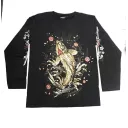 Rock Chang longsleeve LS GR №709 лонгслив,рыба,животные