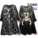 Rock Eagle dress F-D 006 (G) D- 143 (Платье, туника,черепа)