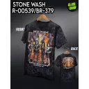 STONE WASH R - 00539 - BR - 379 KISS (T-shirts,ROCK&TEES, Caballo)