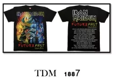 IRON MAIDEN TDM 1887 HOT ROCK T- SHIRTS