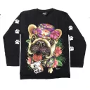 Rock Chang longsleeve LS GR №730 Лонгслив,собака,животные