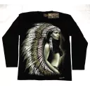 Rock Chang longsleeve LS HD №63 лонгслив,девушка,индейцы