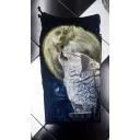 Rock Eagle Shorts GW 332 wolf, moon (шорты, волк ,животные)