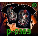 D - 0369 (T-shirts, Caballo) разное,девушка,роза
