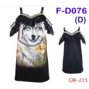 Rock Eagle dress F-D 076 (D) GW- 215 (Платье, туника,животные)