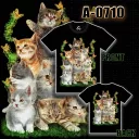 A - 0710 (T-shirts,Animals, Caballo,котята)