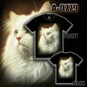A - 0779 (T-shirts,Animals, Caballo,кот)