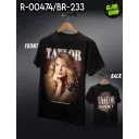 R-00474-BR-233 Taylor Swift  (T-shirts,ROCK&TEES, Caballo)